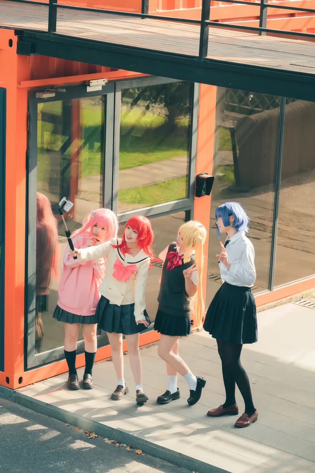 後藤ひとり コスプレ, ぼっち・ざ・ろっく！, 山田リョウ コスプレ, 伊地知虹夏コスプレ, 喜多郁代コスプレ - 2枚目