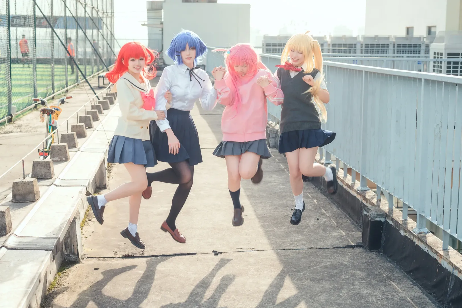 後藤ひとり コスプレ, ぼっち・ざ・ろっく！, 山田リョウ コスプレ, 伊地知虹夏コスプレ, 喜多郁代コスプレ - 5枚目
