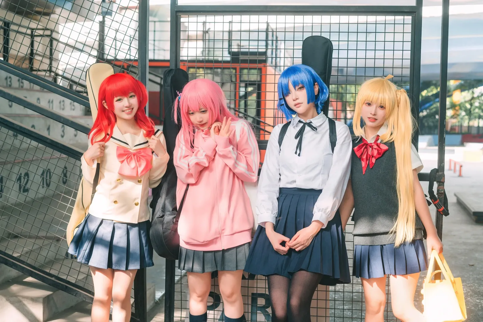 後藤ひとり コスプレ, ぼっち・ざ・ろっく！, 山田リョウ コスプレ, 伊地知虹夏コスプレ, 喜多郁代コスプレ - 7枚目