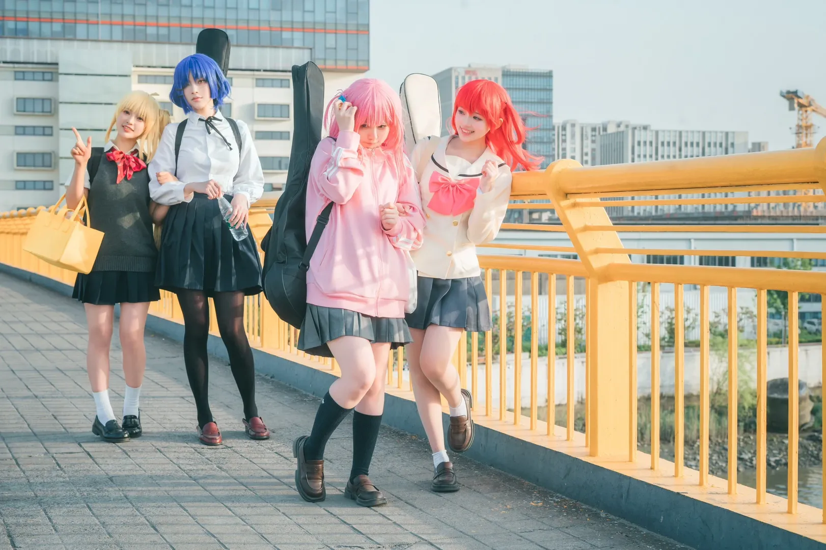 後藤ひとり コスプレ, ぼっち・ざ・ろっく！, 山田リョウ コスプレ, 伊地知虹夏コスプレ, 喜多郁代コスプレ - 8枚目