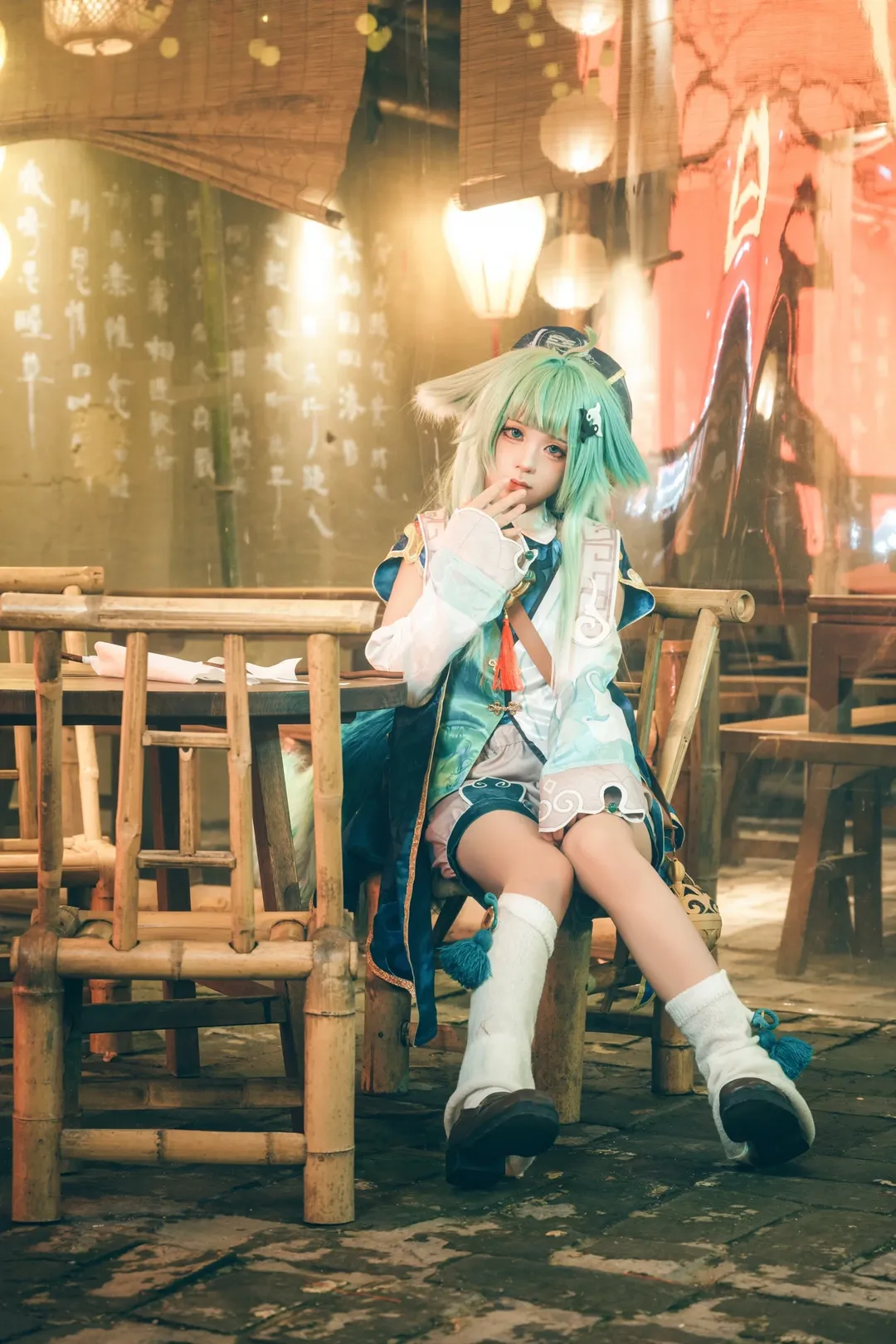 崩壊：スターレイル, 古風コスプレ, フォフォ コスプレ, 夜景撮影, 長沙の古い街並みの外景 - 14枚目