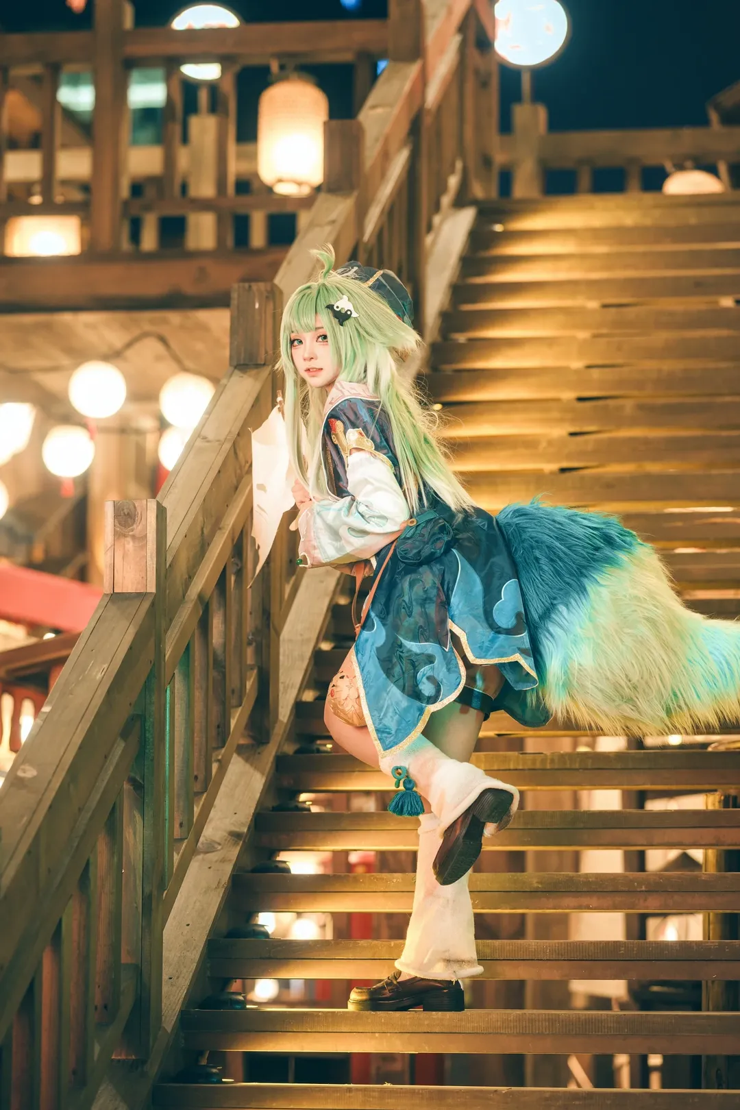 崩壊：スターレイル, 古風コスプレ, フォフォ コスプレ, 夜景撮影, 長沙の古い街並みの外景 - 16枚目