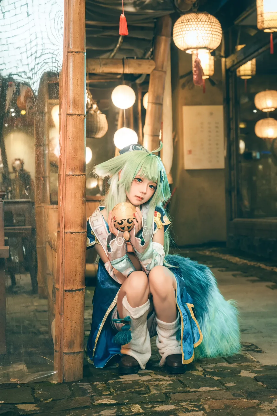崩壊：スターレイル, 古風コスプレ, フォフォ コスプレ, 夜景撮影, 長沙の古い街並みの外景 - 17枚目