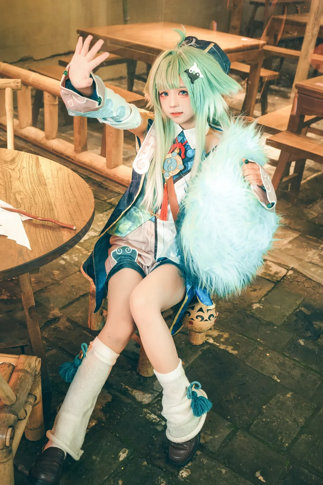 崩壊：スターレイル, 古風コスプレ, フォフォ コスプレ, 夜景撮影, 長沙の古い街並みの外景 - 4枚目