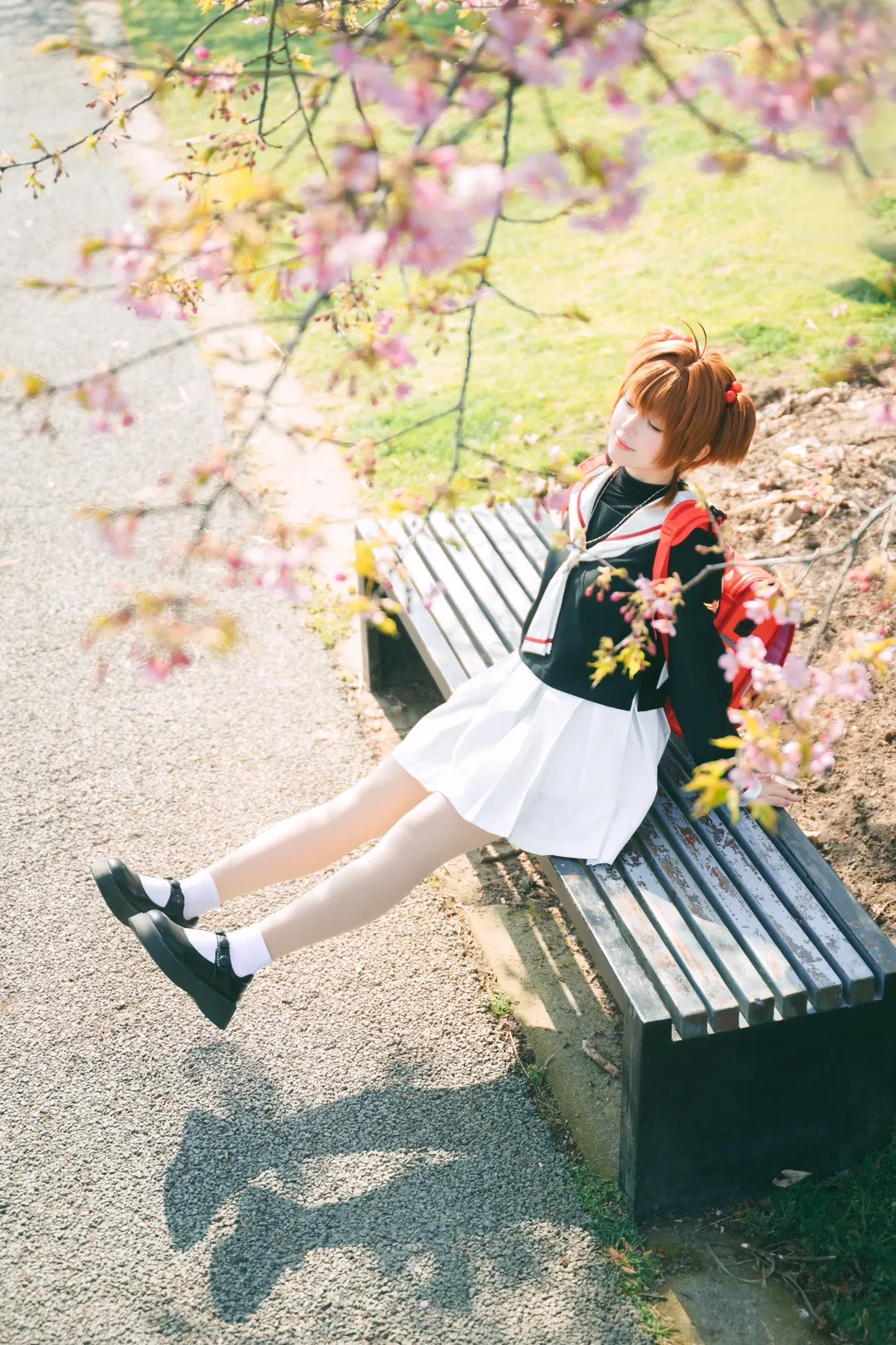 さくら コスプレ, カードキャプターさくら, 二次元ファッション, 春の撮影, 早桜遊園 - 1枚目