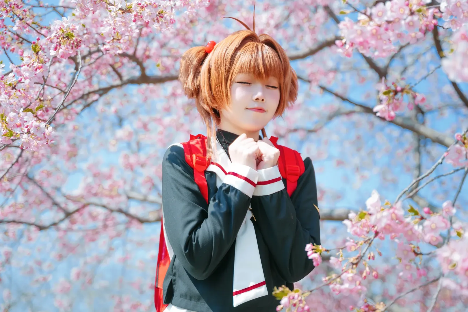 さくら コスプレ, カードキャプターさくら, 二次元ファッション, 春の撮影, 早桜遊園 - 3枚目