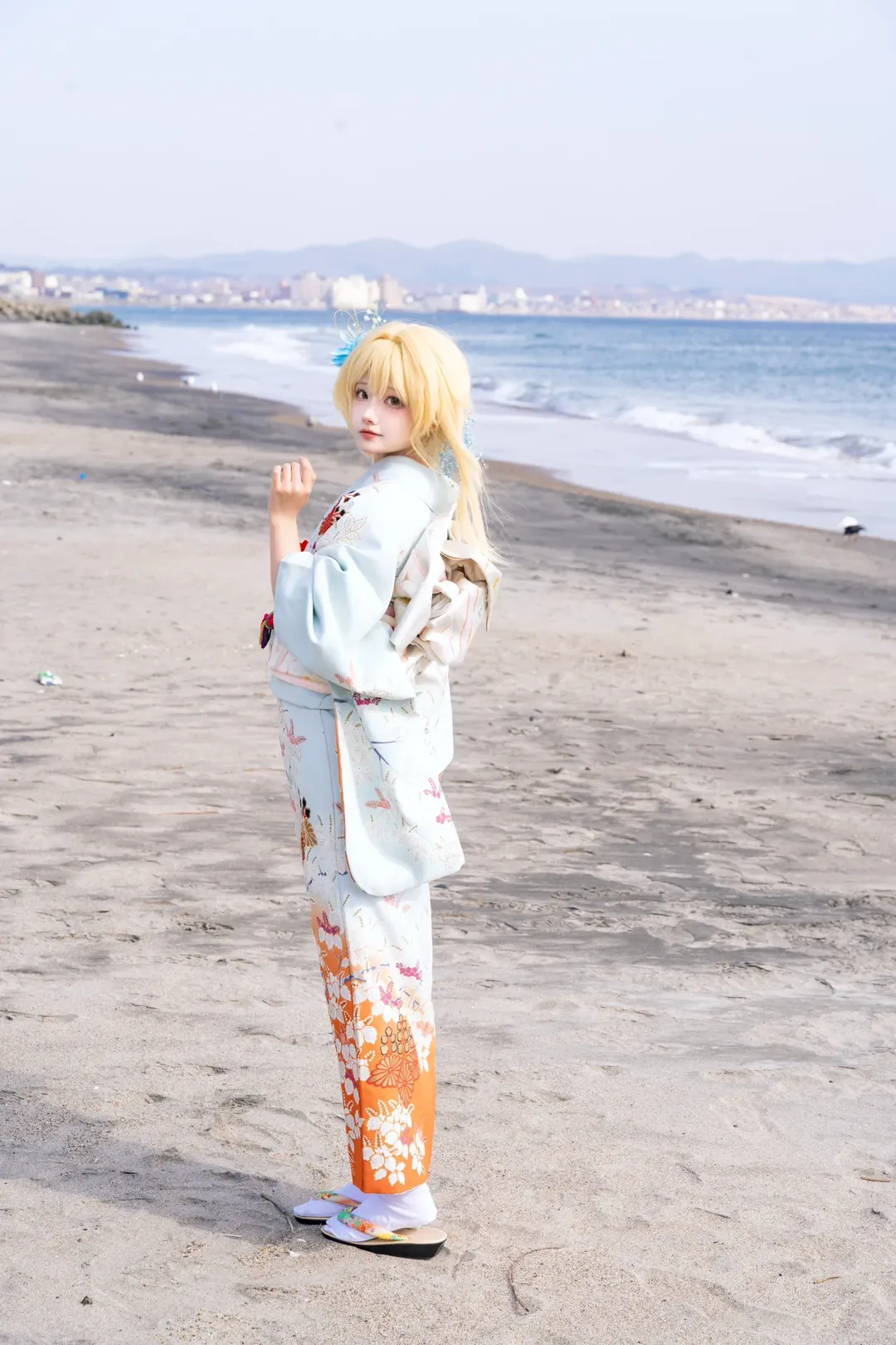 原神, 荧cos, 冬日穿搭, 日系摄影, 和服写真 - 第1张