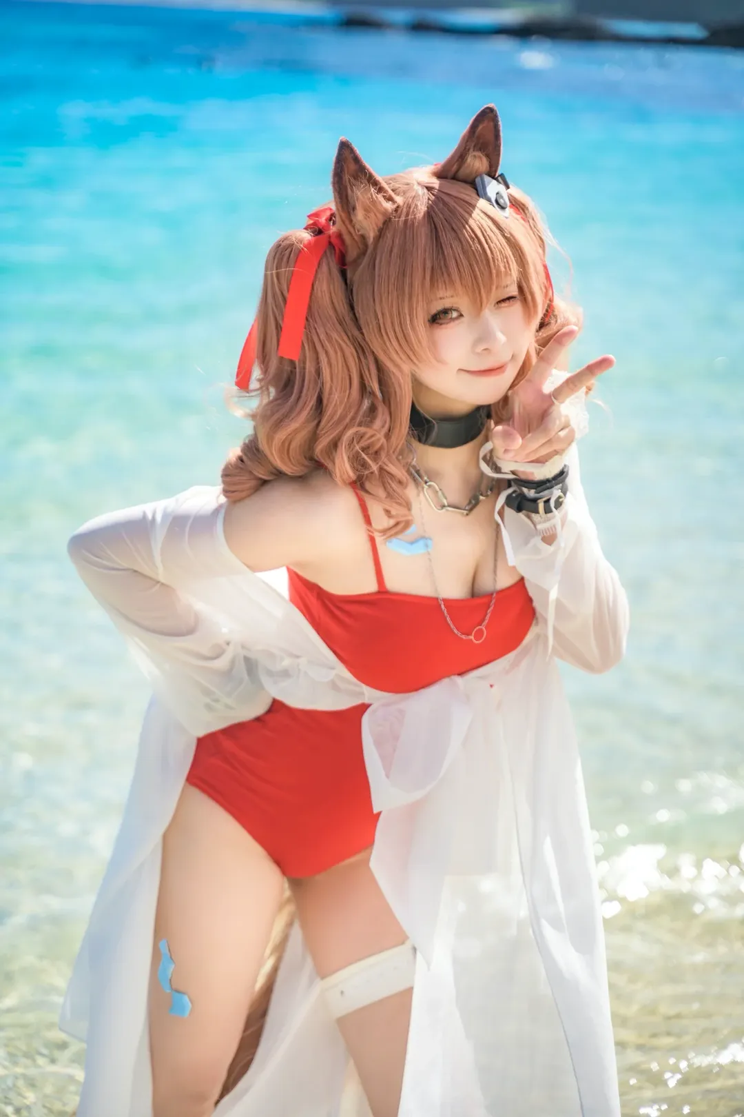 アークナイツ, 水着コスプレ, サマーフィルム, アンジェリーナコスプレ, ビーチコスプレ - 2枚目