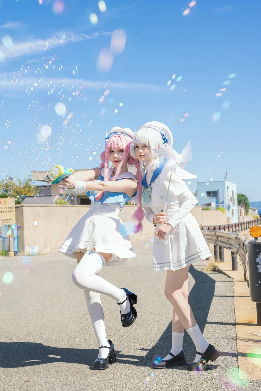 Sailor uniform cosplay, Kaname Rana cosplay, BanG Dream! It's MyGO!!!!!, Chihaya Anon cosplay, Harbor exterior