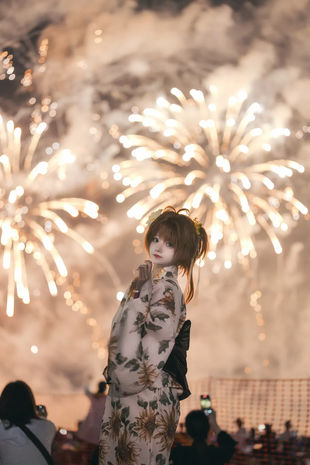 夏日氛围感, 魔卡少女樱, 索尼A7R5, 魔卡少女樱cos, 花火大会摄影 - 第1张