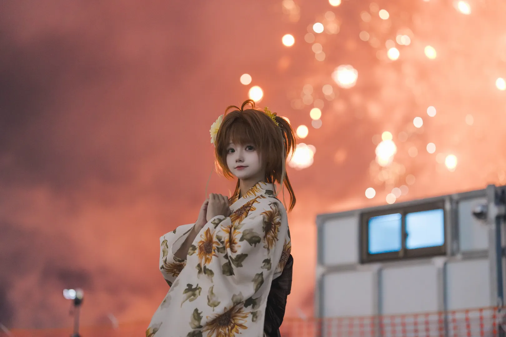 夏日氛围感, 魔卡少女樱, 索尼A7R5, 魔卡少女樱cos, 花火大会摄影 - 第2张