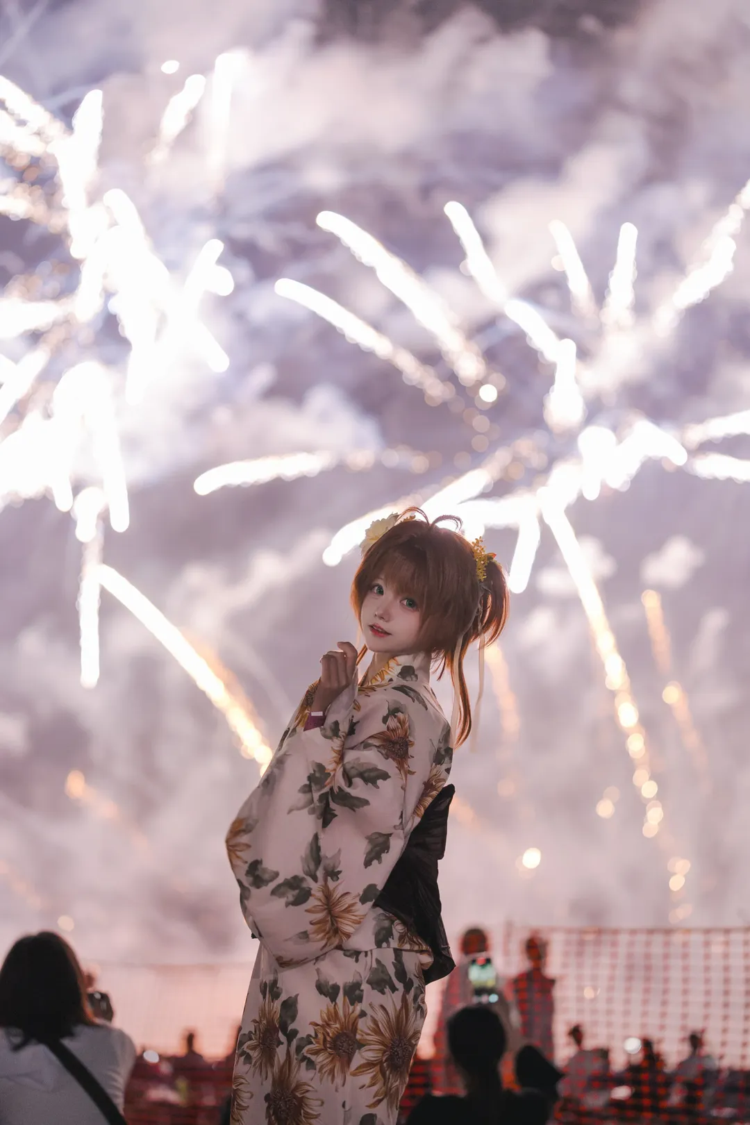 夏日氛围感, 魔卡少女樱, 索尼A7R5, 魔卡少女樱cos, 花火大会摄影 - 第7张