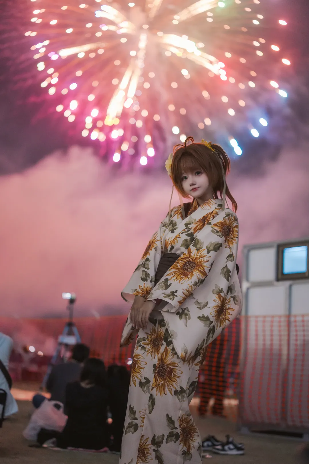 夏日氛围感, 魔卡少女樱, 索尼A7R5, 魔卡少女樱cos, 花火大会摄影 - 第8张