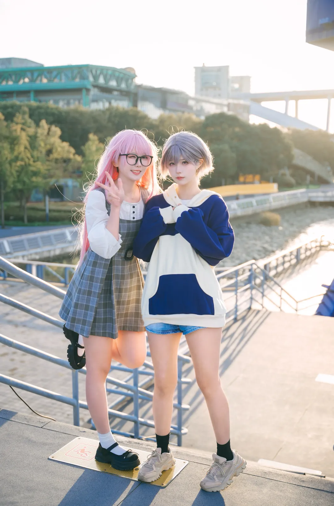 二次元摄影, 双人cos, 户外cosplay, BanG Dream! It's MyGO!!!!!, 千早爱音cos - 第2张