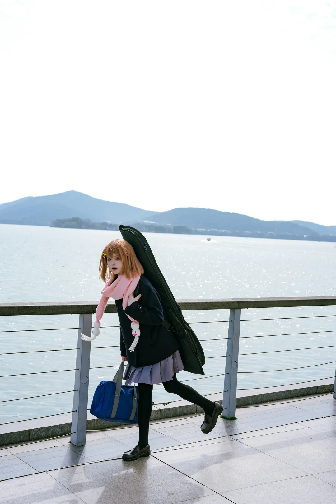 cosplay摄影, 轻音少女, 索尼A7M5, 春日外景, 平泽唯cos - 第10张