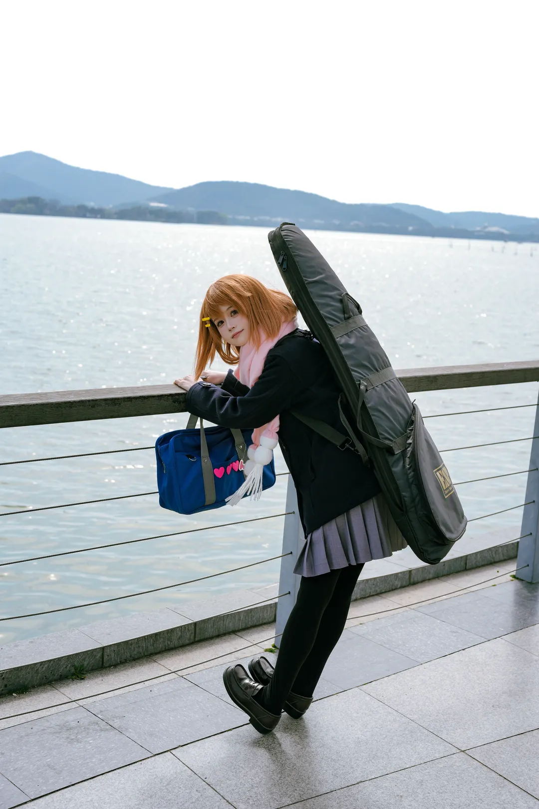 cosplay摄影, 轻音少女, 索尼A7M5, 春日外景, 平泽唯cos - 第5张