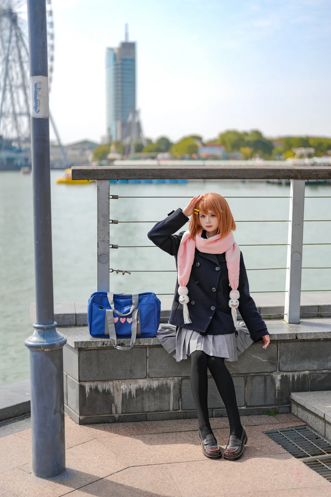 cosplay摄影, 轻音少女, 索尼A7M5, 春日外景, 平泽唯cos - 第8张