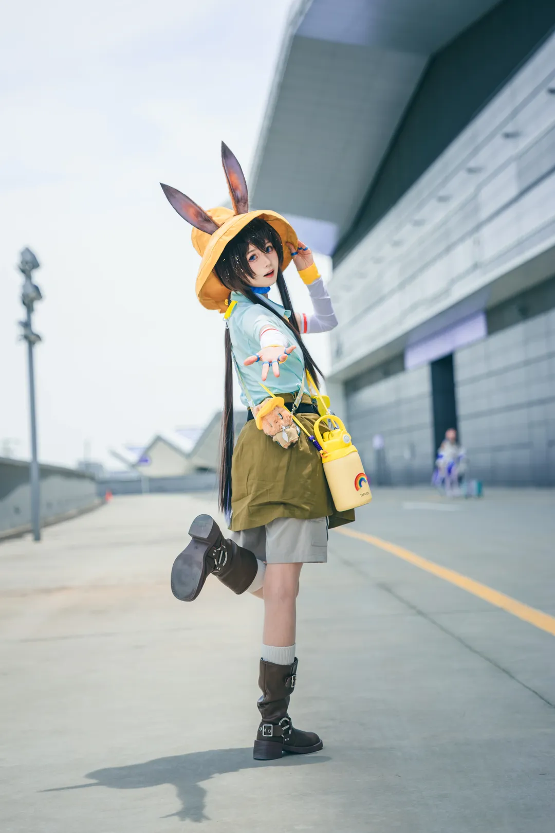 明日方舟, 阿米娅cos, 户外cos, cosplay穿搭, 春游拍照 - 第10张
