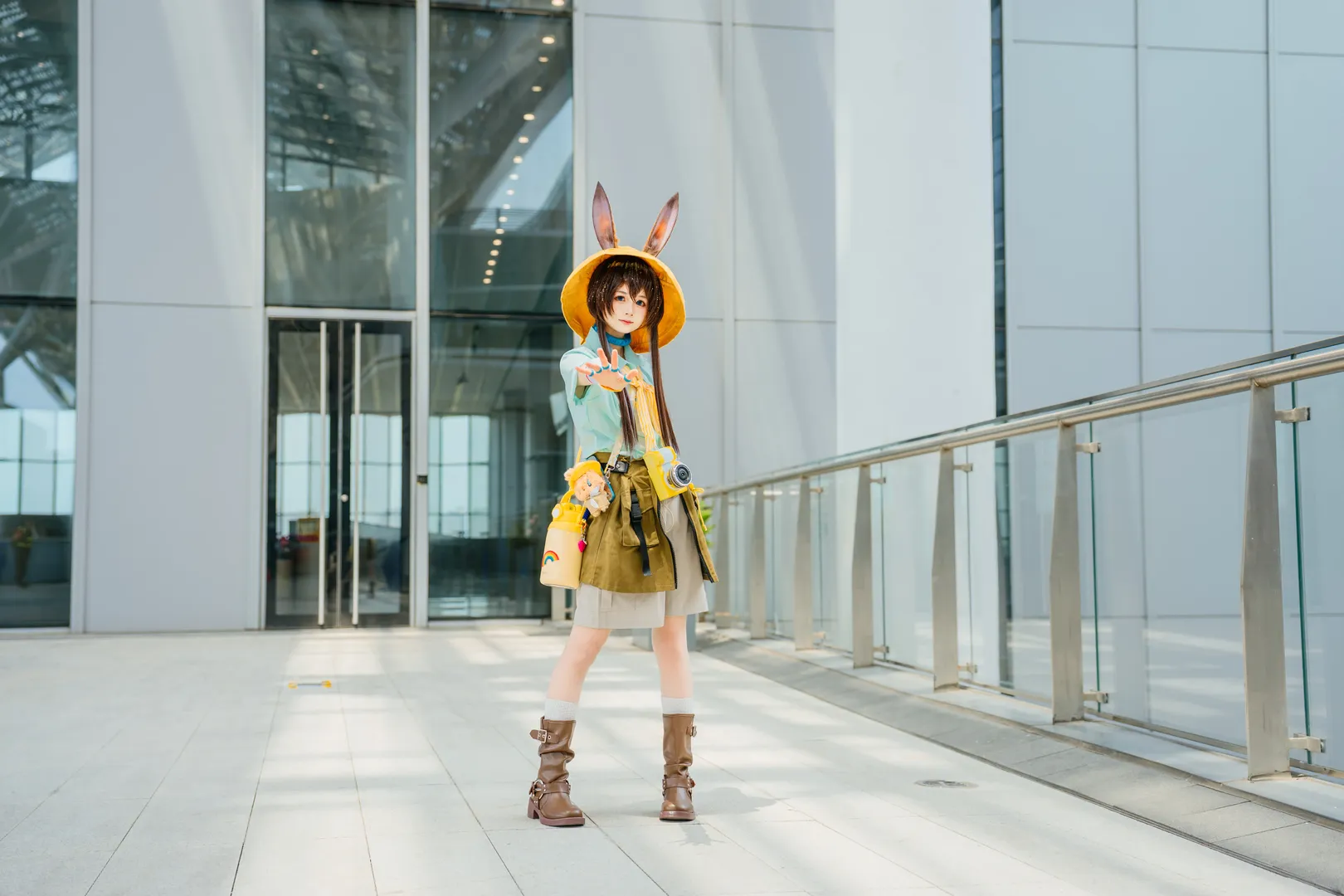 明日方舟, 阿米娅cos, 户外cos, cosplay穿搭, 春游拍照 - 第11张