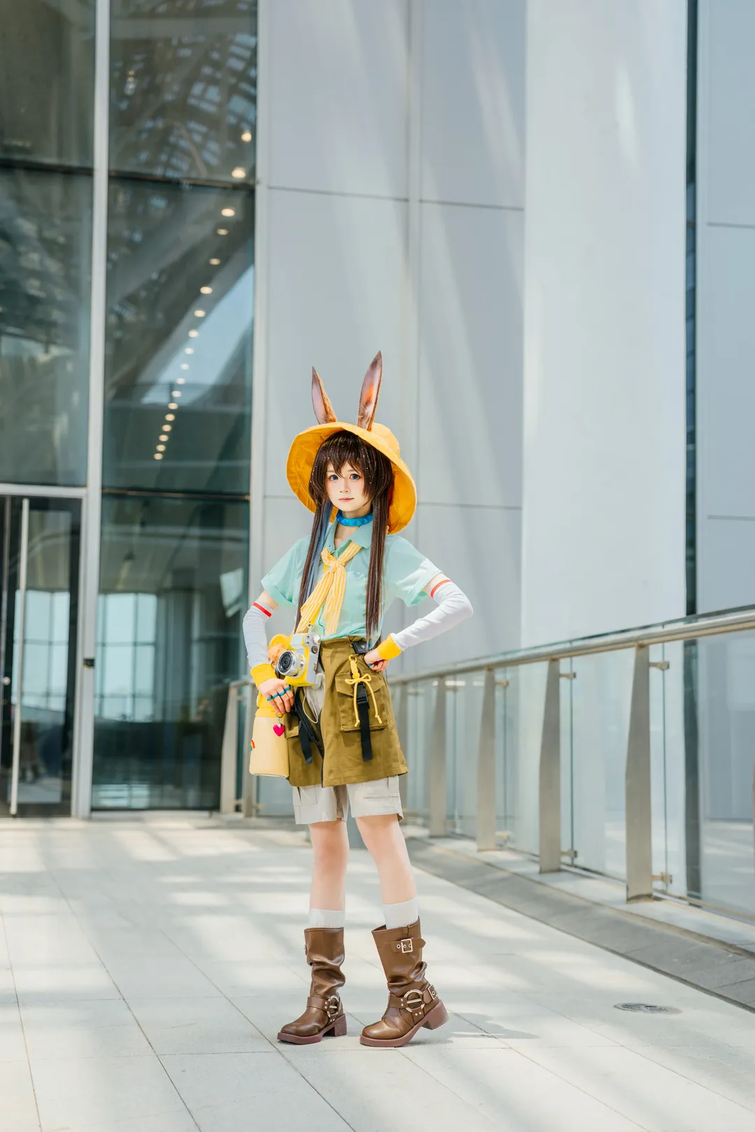 明日方舟, 阿米娅cos, 户外cos, cosplay穿搭, 春游拍照 - 第12张