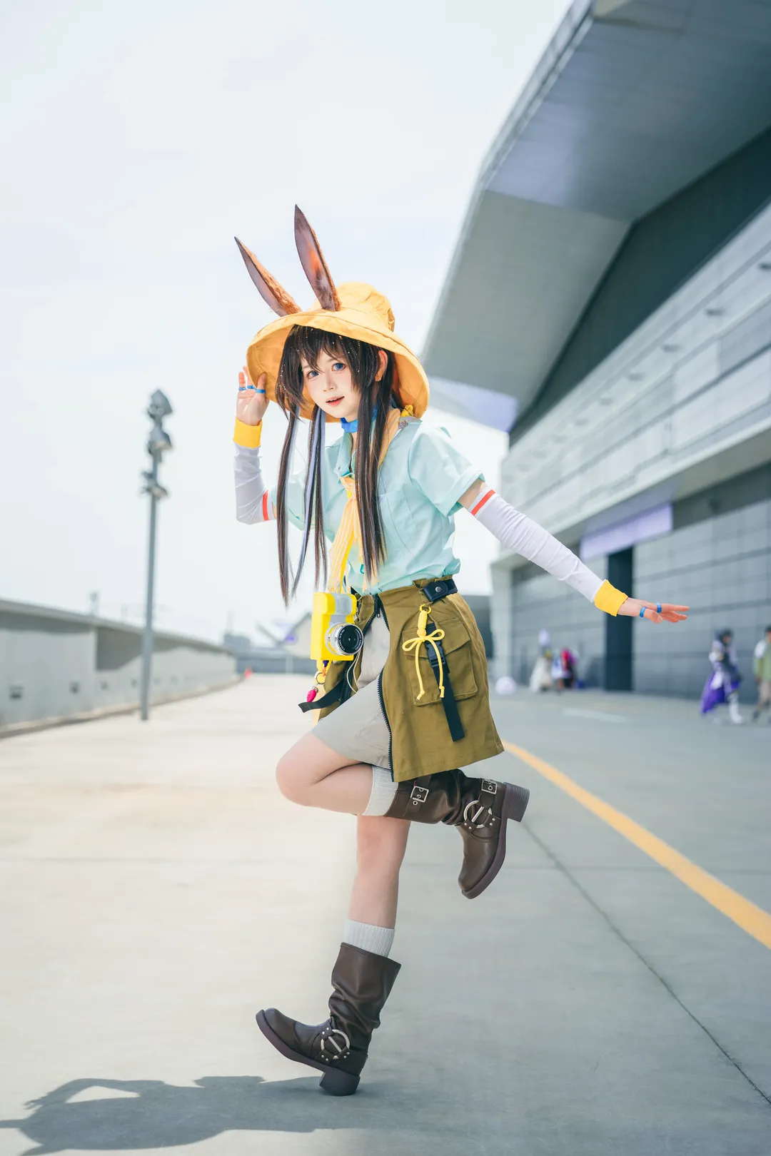 明日方舟, 阿米娅cos, 户外cos, cosplay穿搭, 春游拍照 - 第14张