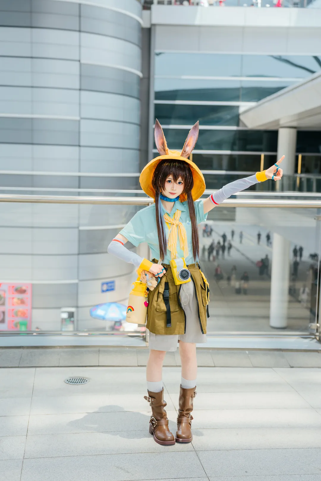 明日方舟, 阿米娅cos, 户外cos, cosplay穿搭, 春游拍照 - 第3张