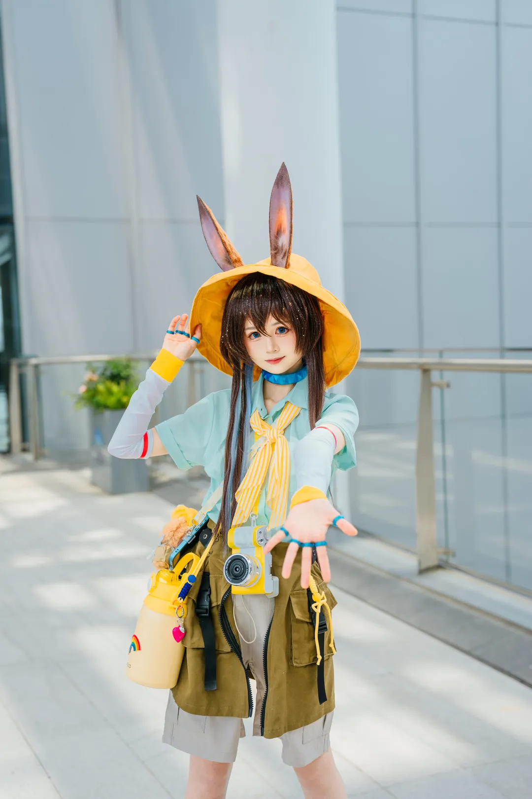 明日方舟, 阿米娅cos, 户外cos, cosplay穿搭, 春游拍照 - 第6张