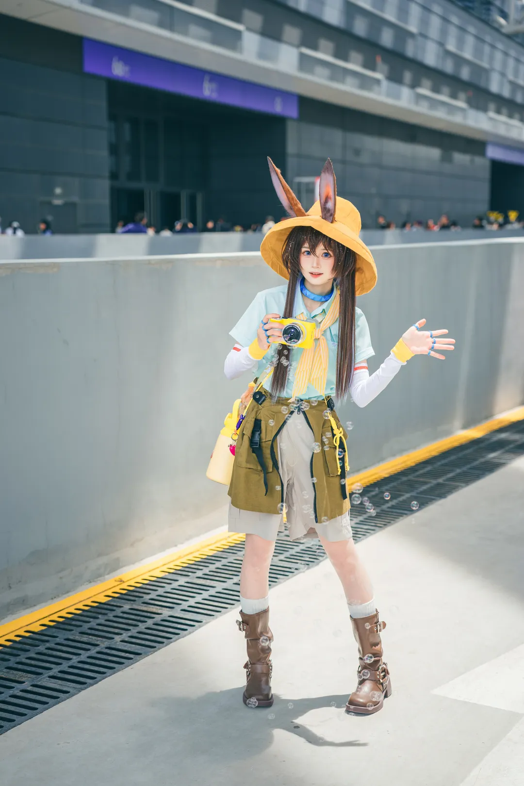 明日方舟, 阿米娅cos, 户外cos, cosplay穿搭, 春游拍照 - 第8张