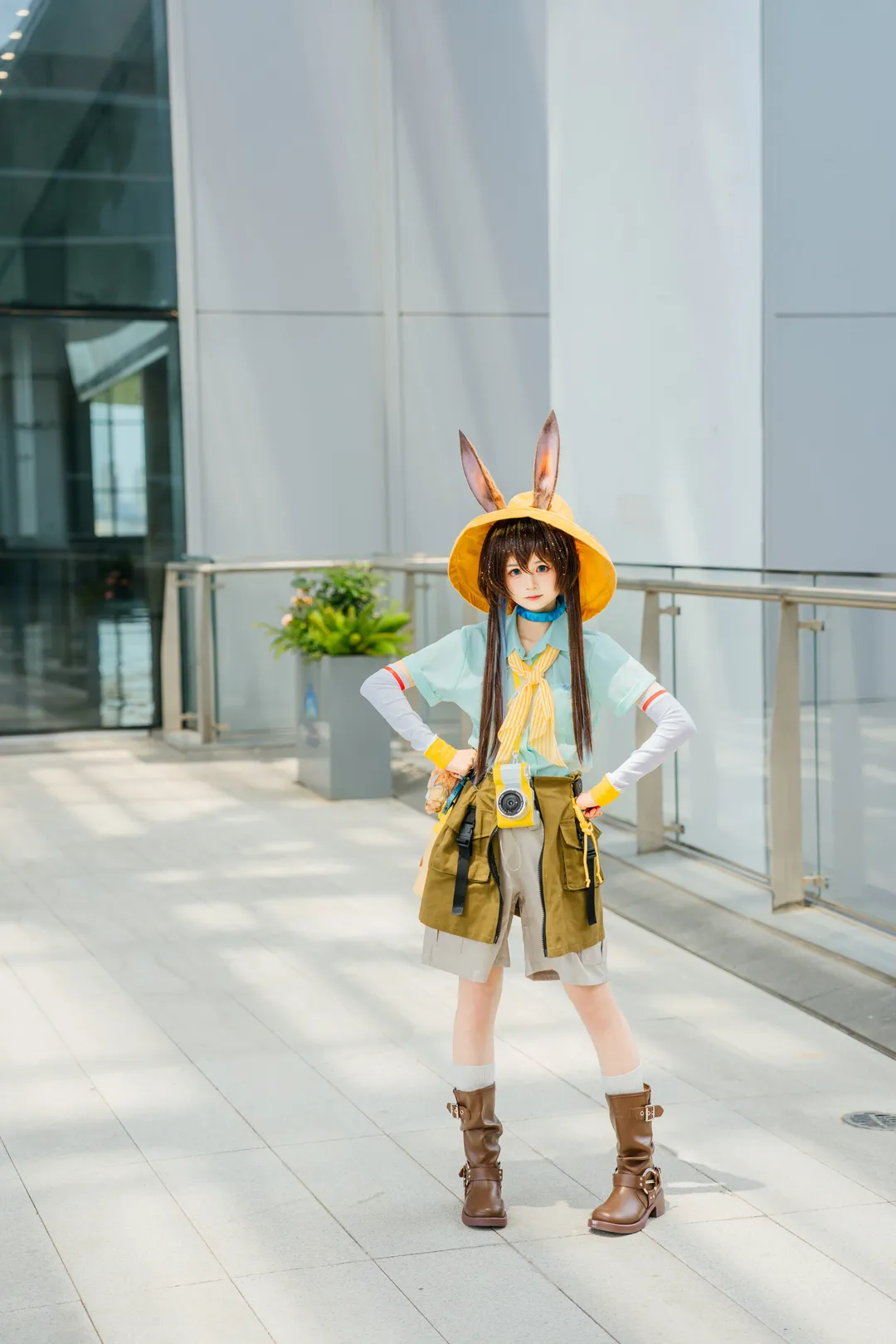 明日方舟, 阿米娅cos, 户外cos, cosplay穿搭, 春游拍照 - 第9张