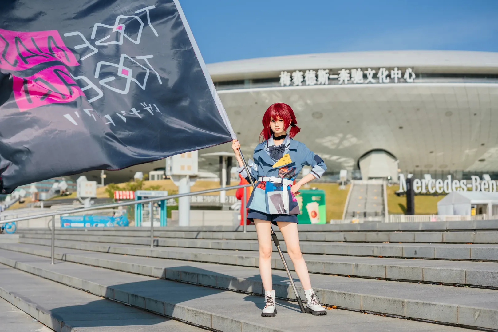 cosplay摄影, 二次元穿搭, 井芹仁菜cos, 少女乐队的呐喊, 逆光外景 - 第8张