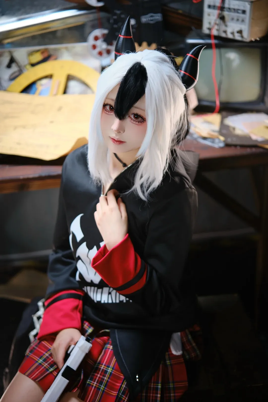 ロールプレイ, ブルーアーカイブ, コスプレ日常, カヨココスプレ, レトロな写真 - 2枚目