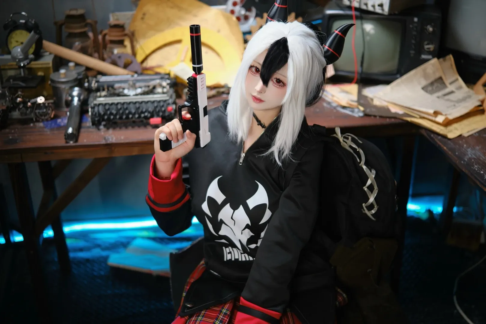 ロールプレイ, ブルーアーカイブ, コスプレ日常, カヨココスプレ, レトロな写真 - 4枚目