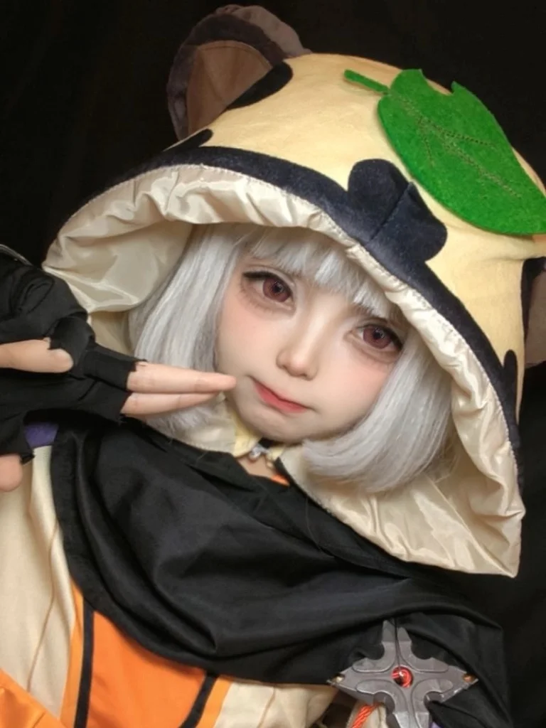 原神, 二次元Coser, 早柚cos, 自然光摄影, 可爱萌系