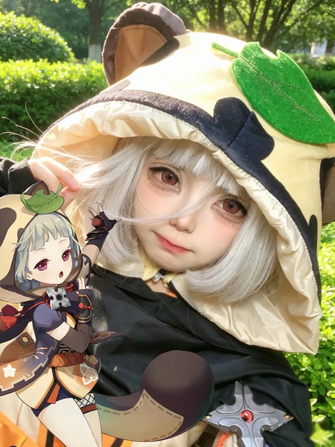 原神, 二次元Coser, 早柚cos, 自然光摄影, 可爱萌系 - 第2张