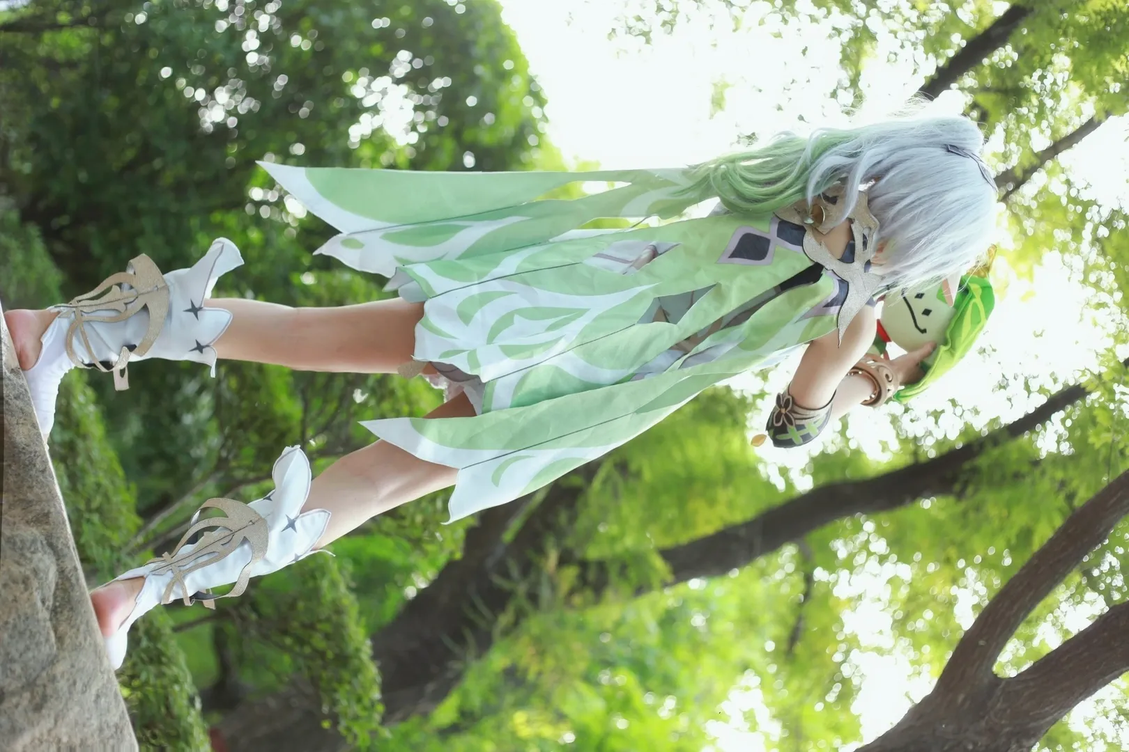 原神, 纳西妲cos, 户外摄影, 二次元cosplay, Coser分享 - 第3张