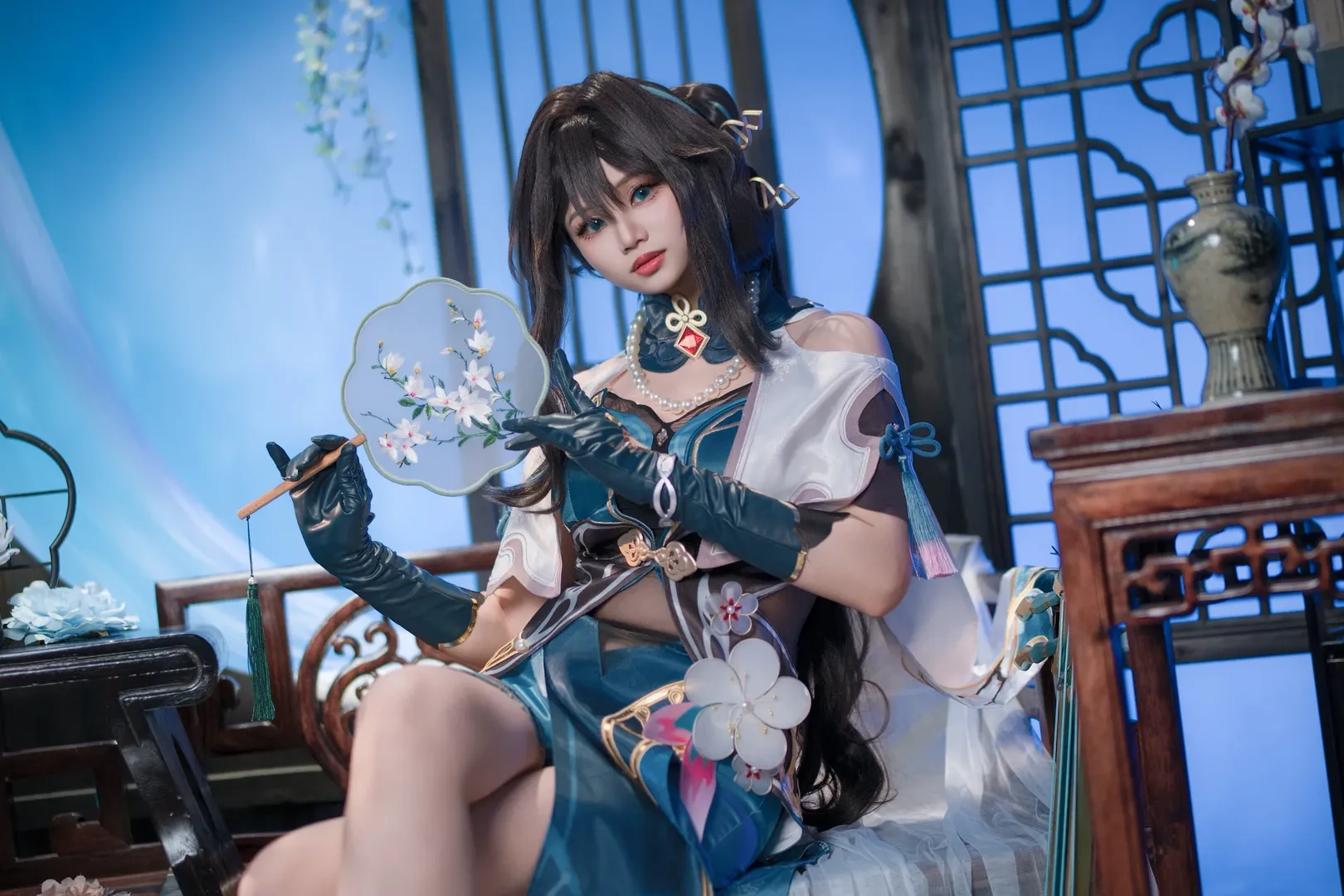 二次元少女, 崩坏星穹铁道, 阮梅cos, cosplay摄影, 国风古风 - 第4张