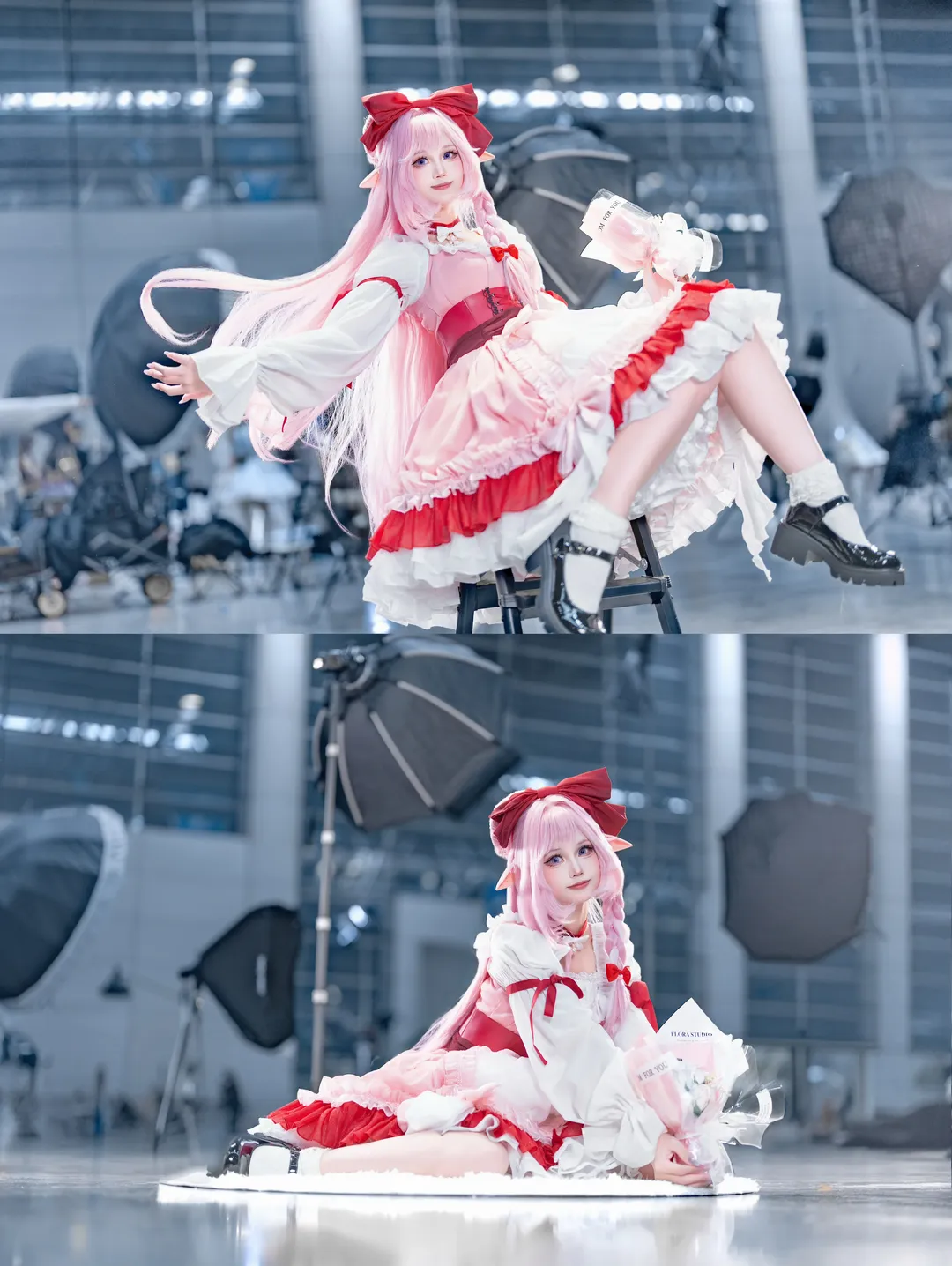 エリシア コスプレ, 崩壊 3rd, 2次元少女, コスプレ撮影, アニメイベント会場 - 1枚目