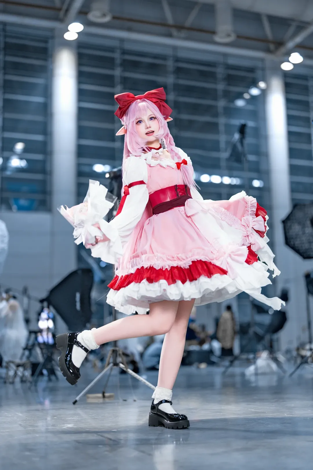 エリシア コスプレ, 崩壊 3rd, 2次元少女, コスプレ撮影, アニメイベント会場 - 3枚目