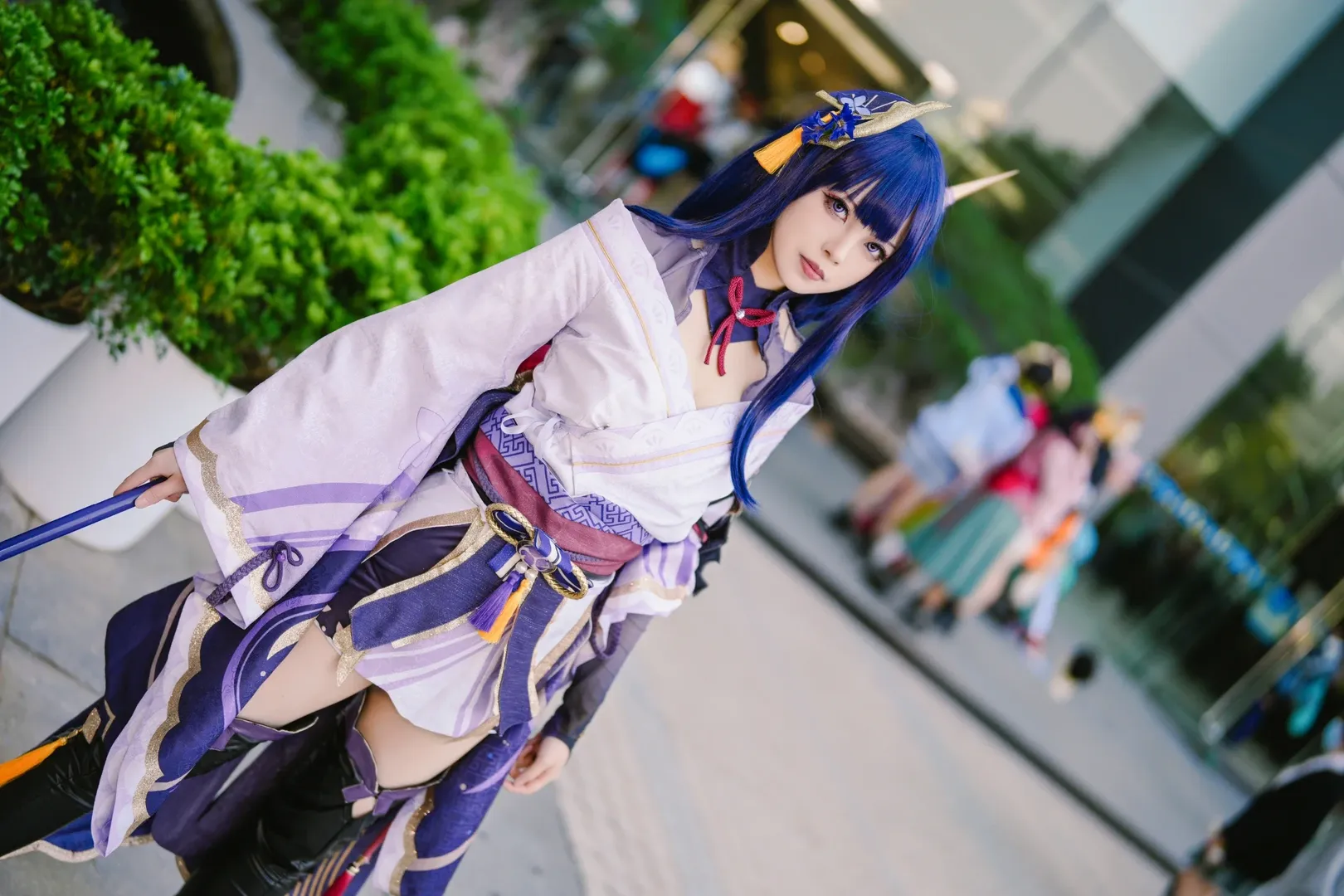 原神, イベント写真, コスプレイヤー, コスプレ日常, 雷電将軍コスプレ - 1枚目