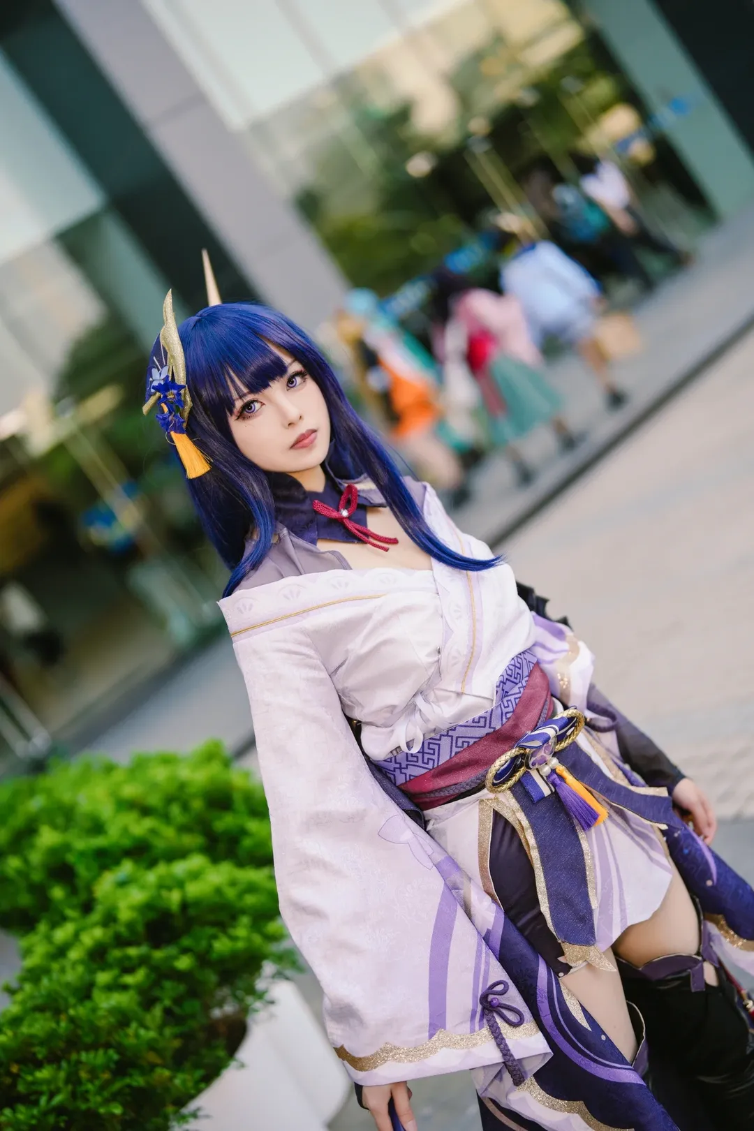 Genshin Impact, Convention photos, Cosplayer, Casual cosplay, Raiden Shogun cosplay