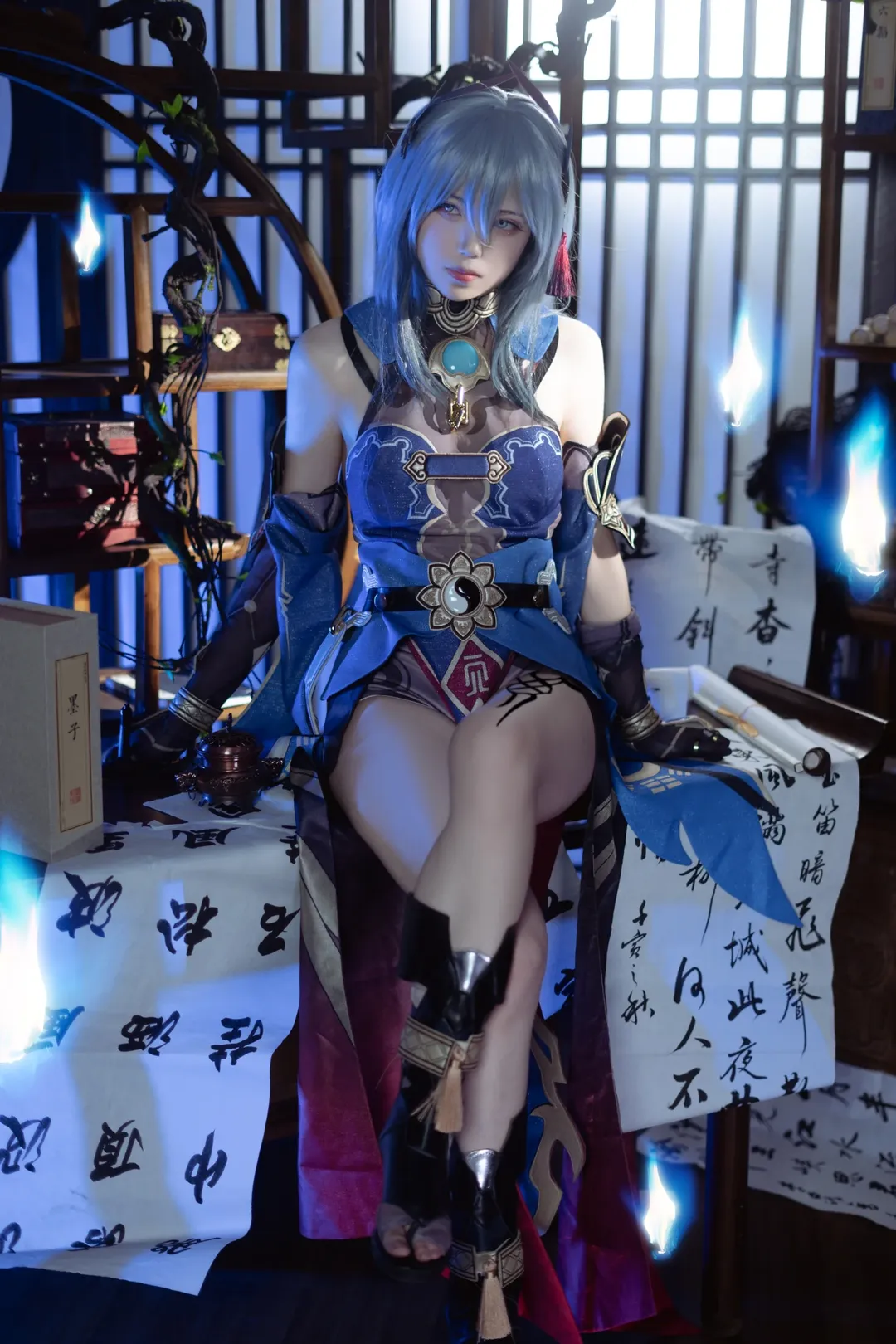 古風撮影, 崩壊：スターレイル, 二次元コスプレ, コスプレ写真, 寒鴉コスプレ - 1枚目
