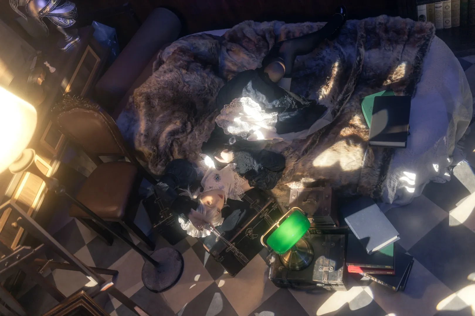 东方project, cos正片, 女仆装, 十六夜咲夜cos, 复古光影摄影 - 第2张