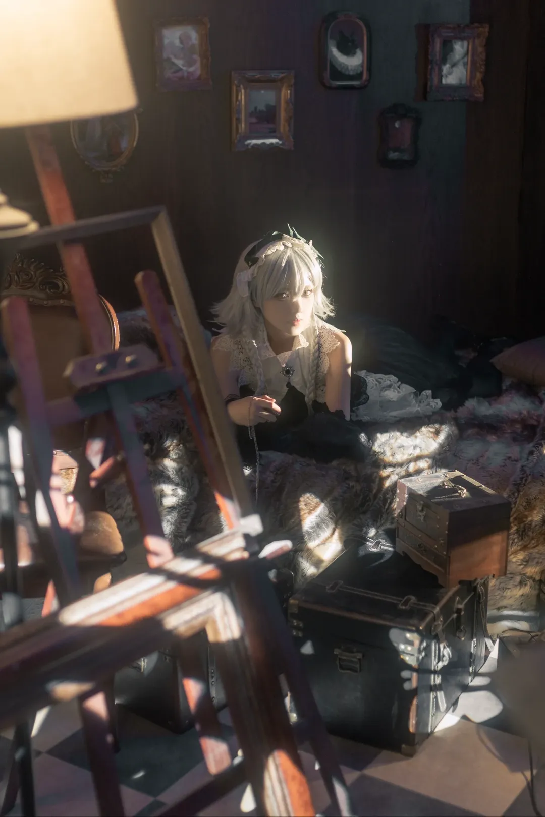 东方project, cos正片, 女仆装, 十六夜咲夜cos, 复古光影摄影 - 第8张