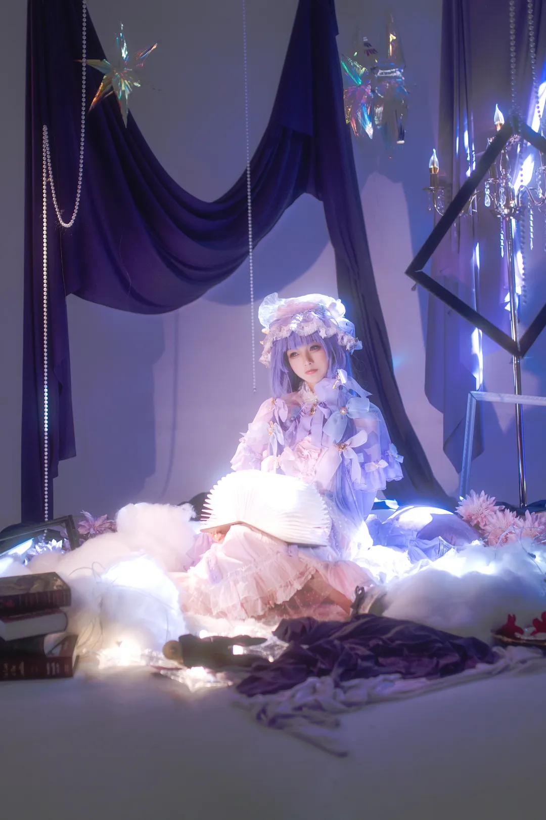 东方project, 洛丽塔, 二次元cos, cosplay摄影, 帕秋莉·诺蕾姬cos - 第4张
