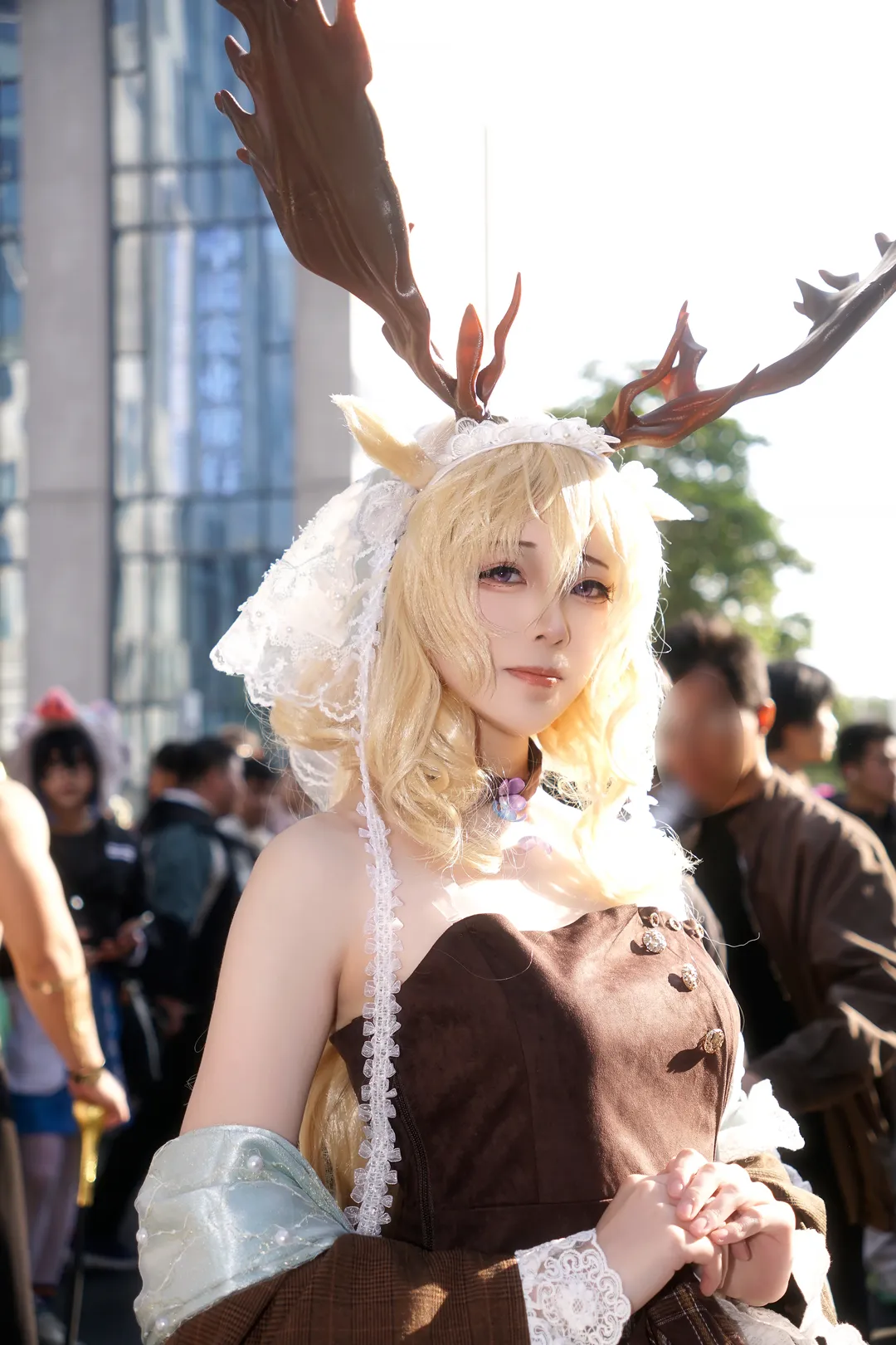 萤火虫漫展, 明日方舟, 薇薇安娜cos, cos妆面分享, 烛骑士