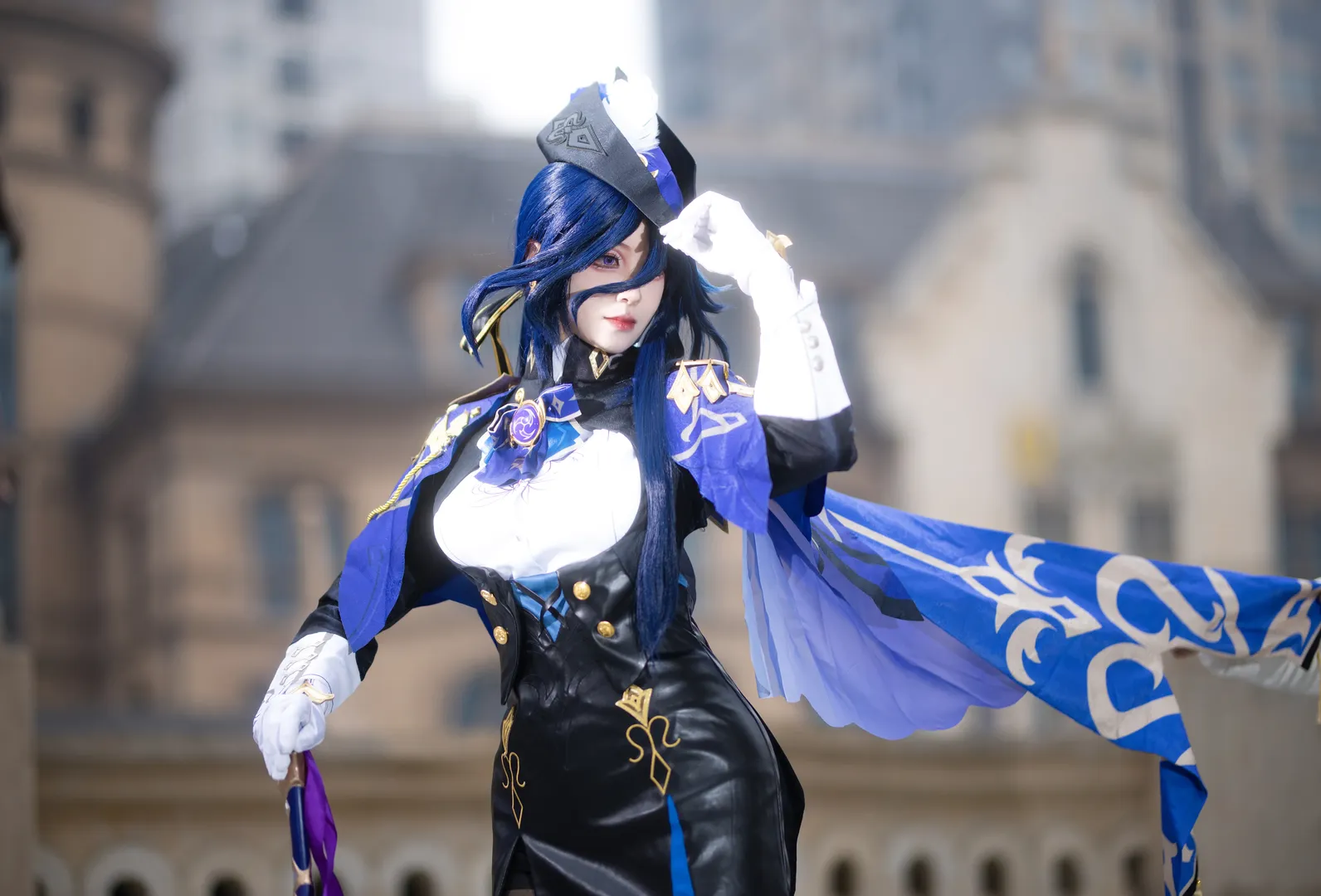原神, cosplay摄影, 克洛琳德cos, 角色扮演穿搭, 决斗代理人 - 第4张