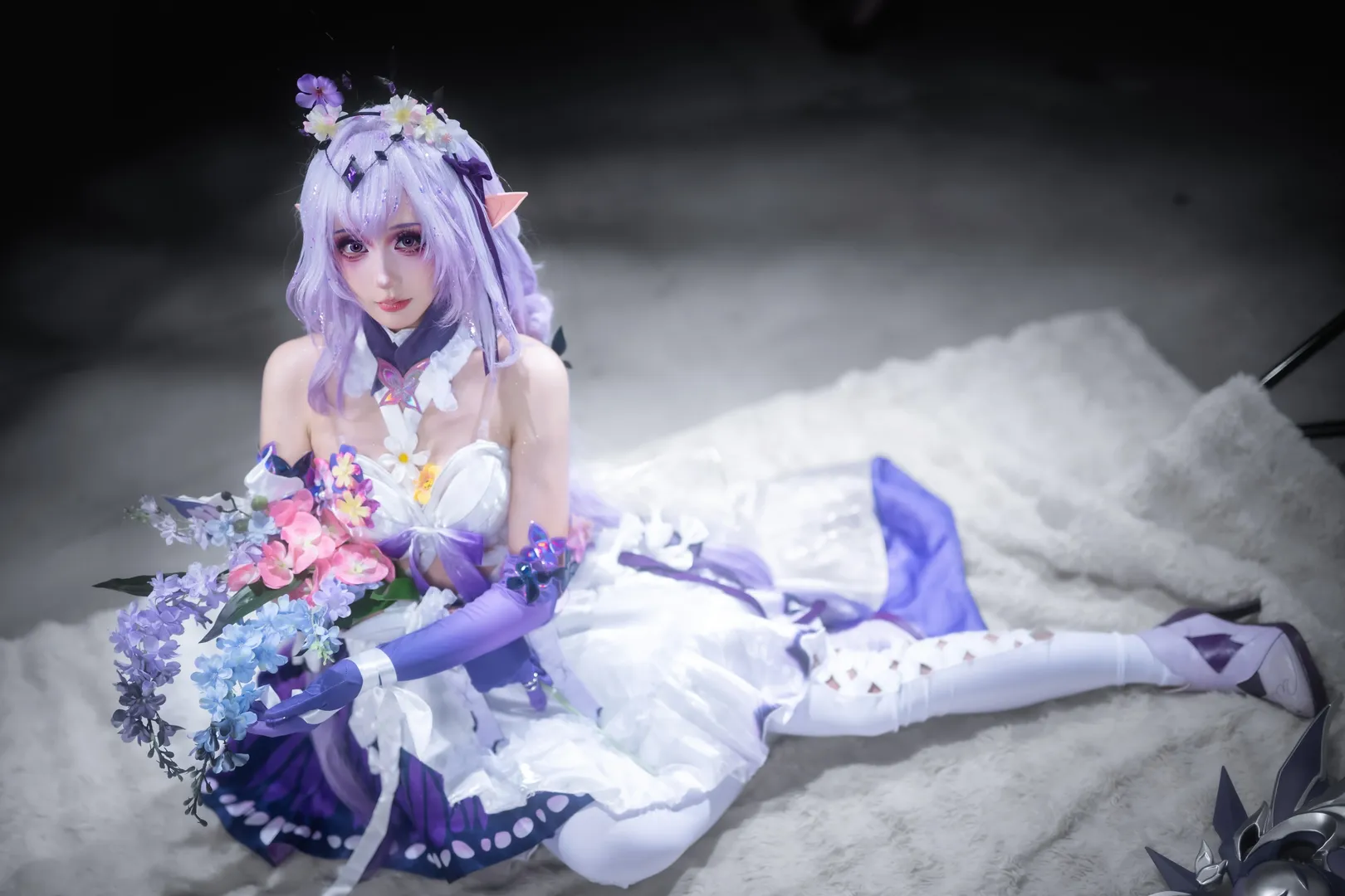 崩坏星穹铁道, 翁法罗斯, 漫展场照, 遐蝶cos, 精灵耳Cosplay - 第4张