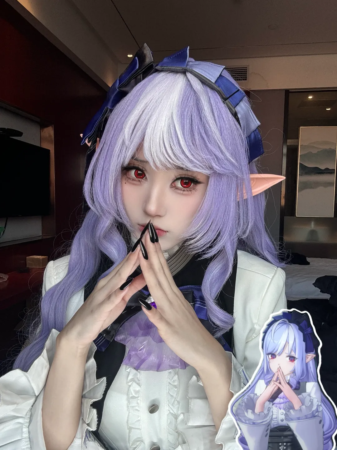 绝区零, 漫展返图, 薇薇安cos, 精灵耳, cosplay日常 - 第1张