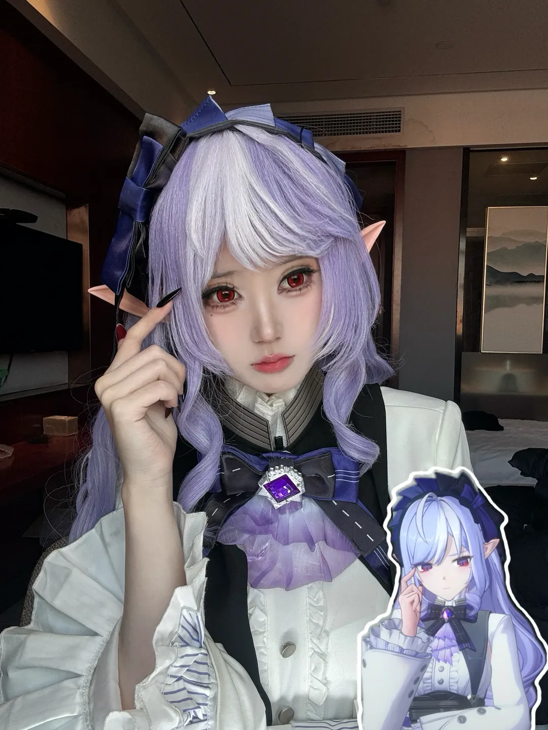 绝区零, 漫展返图, 薇薇安cos, 精灵耳, cosplay日常 - 第5张