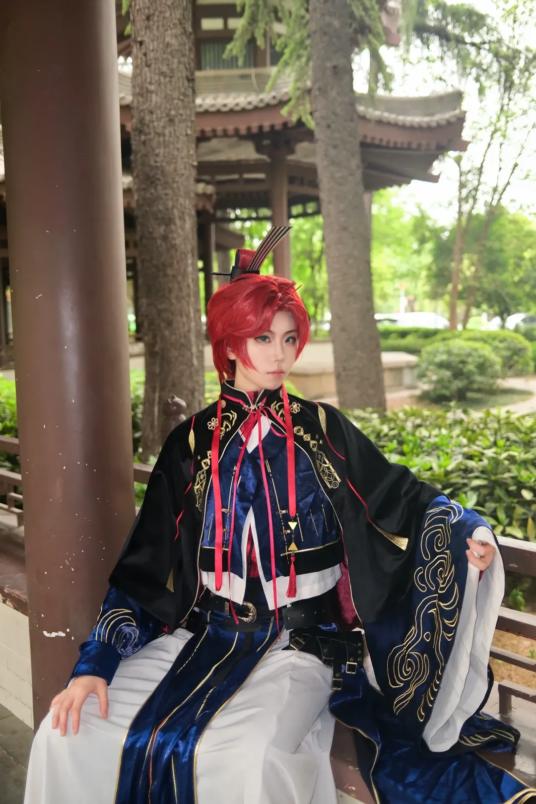 汉服造型, 孙权cos, 国风摄影, 游戏角色扮演, 代号鸢 - 第3张